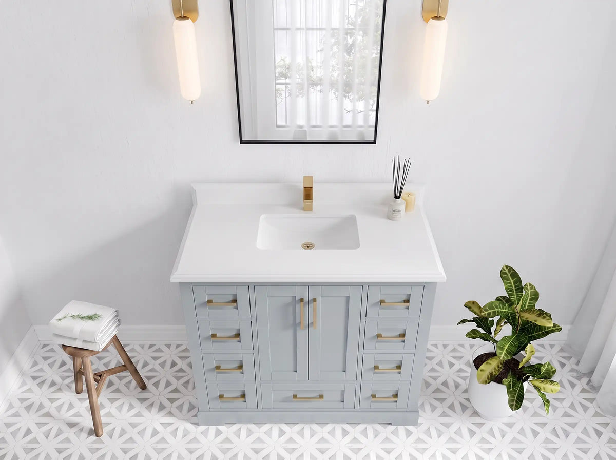 Boston 42 in. W x 22 in. D Single Sink Bathroom Vanity