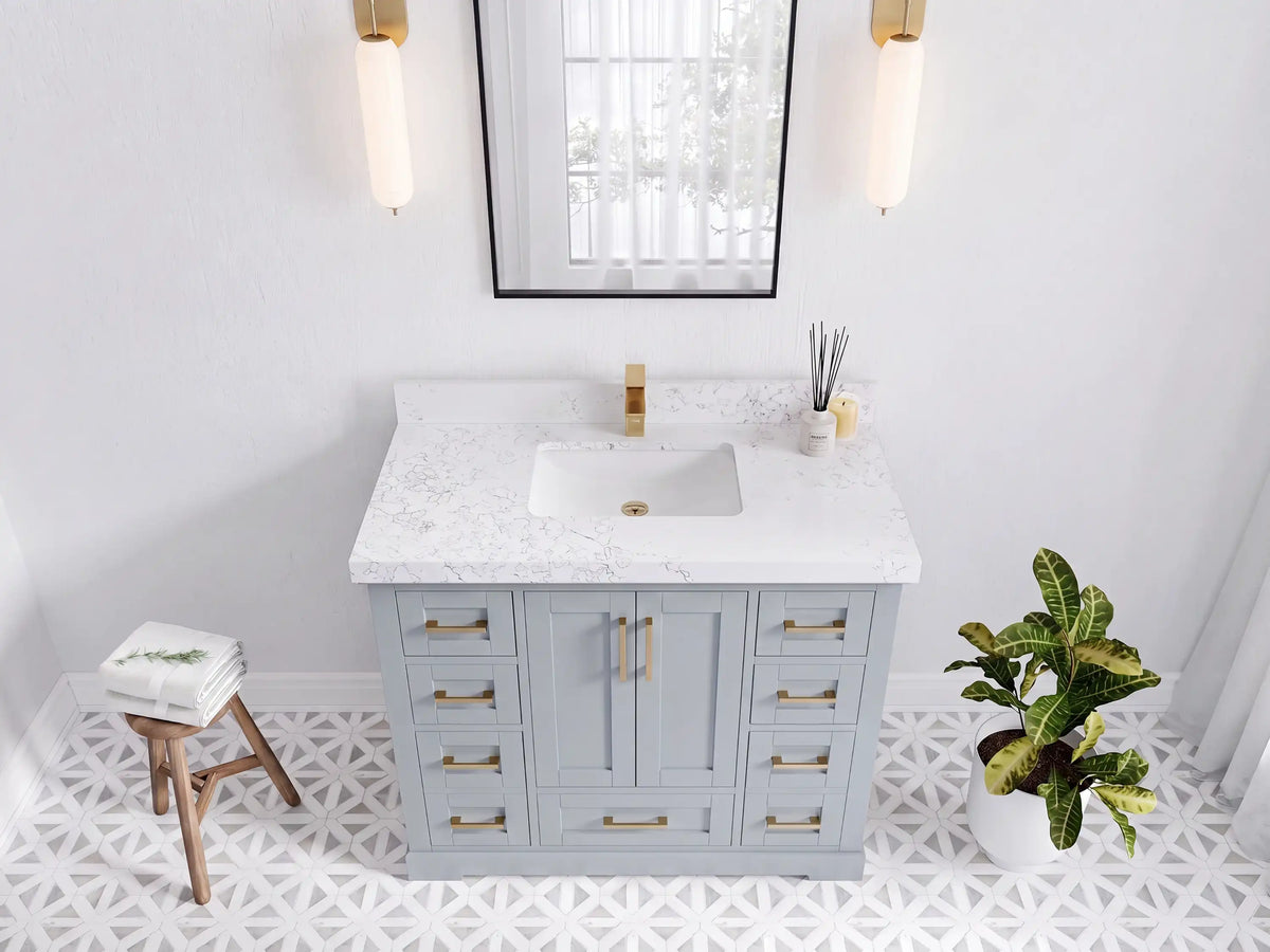 Boston 42 in. W x 22 in. D Single Sink Bathroom Vanity
