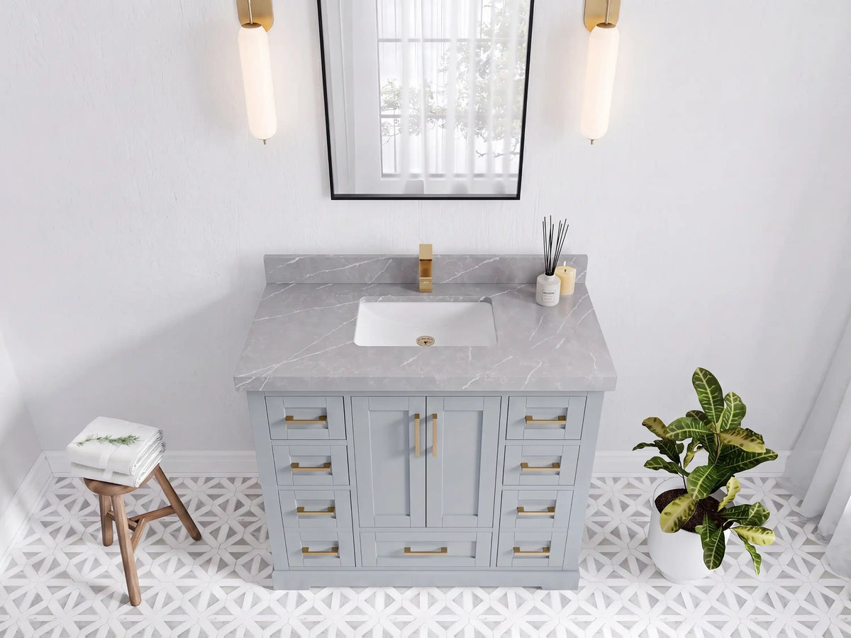 Boston 42 in. W x 22 in. D Single Sink Bathroom Vanity