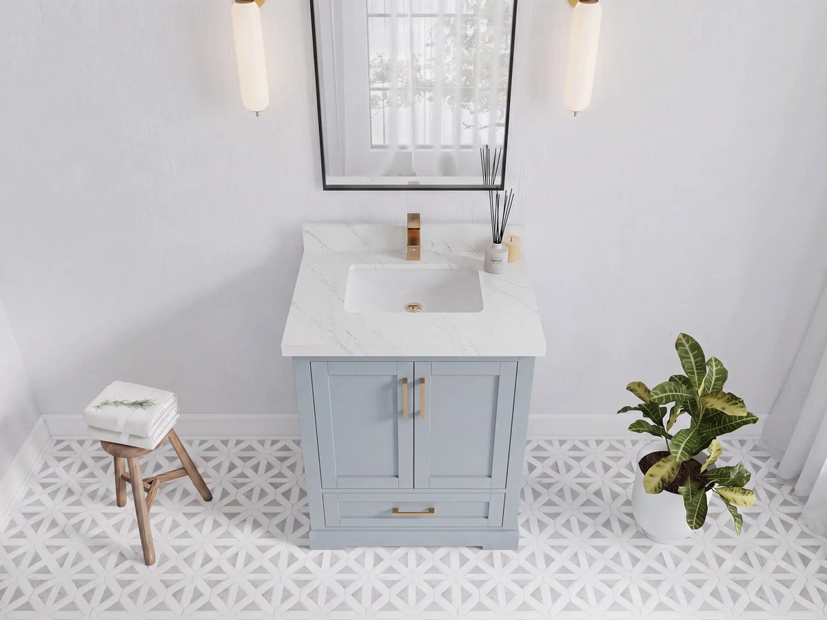 Boston 30 in. W x 22 in. D Single Sink Bathroom Vanity