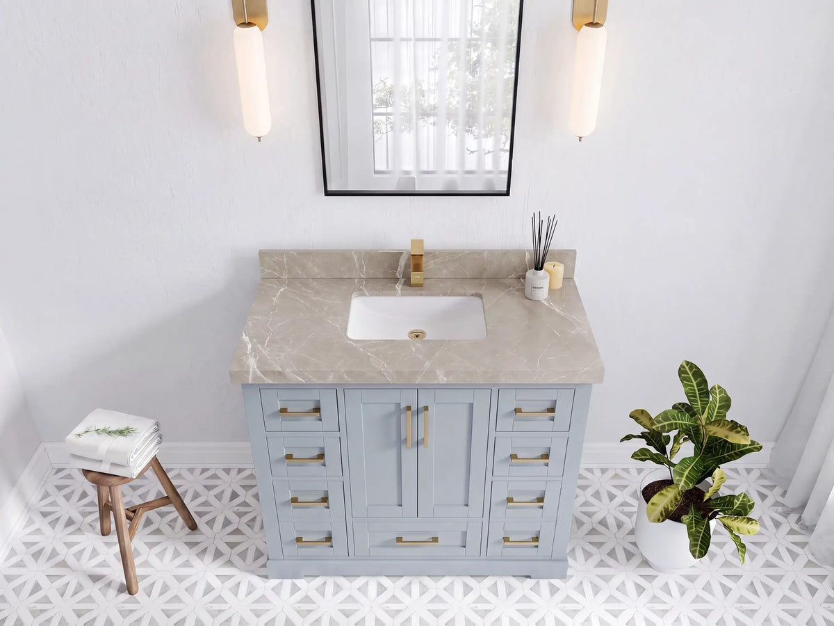 Boston 42 in. W x 22 in. D Single Sink Bathroom Vanity
