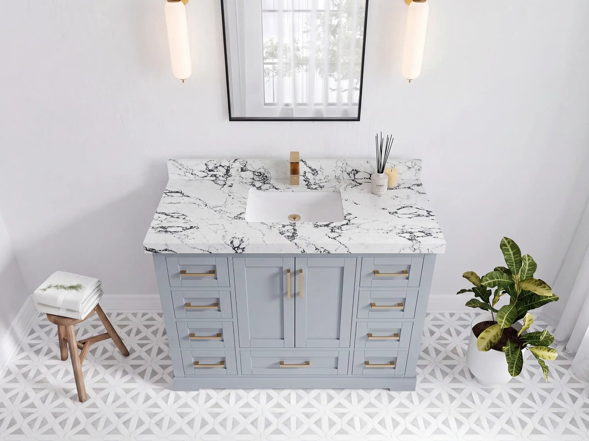 Boston 48 in. W x 22 in. D Single Sink Bathroom Vanity