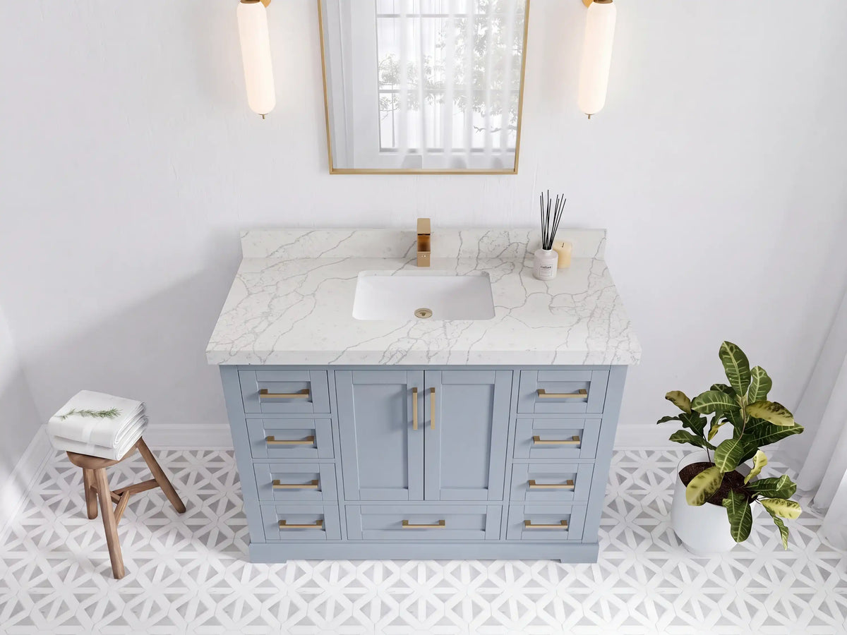 Boston 48 in. W x 22 in. D Single Sink Bathroom Vanity