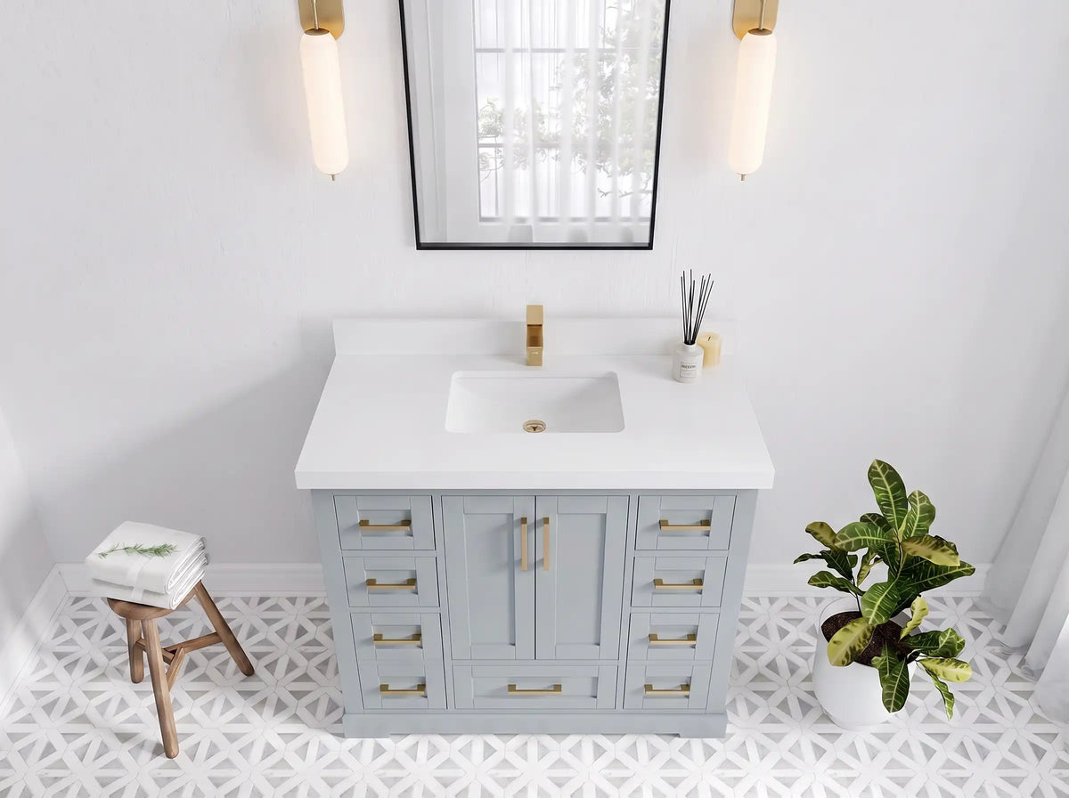 Boston 42 in. W x 22 in. D Single Sink Bathroom Vanity