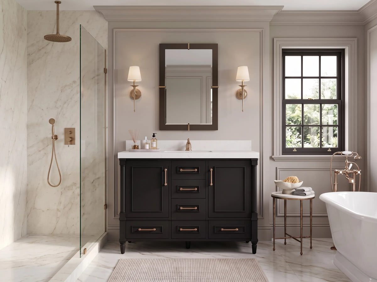 Aberdeen 48 in. W x 22 in. D Single Sink Bathroom Vanity