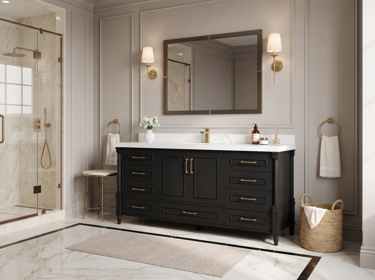 Aberdeen 72 in. W x 22 in. D Single Sink Bathroom Vanity