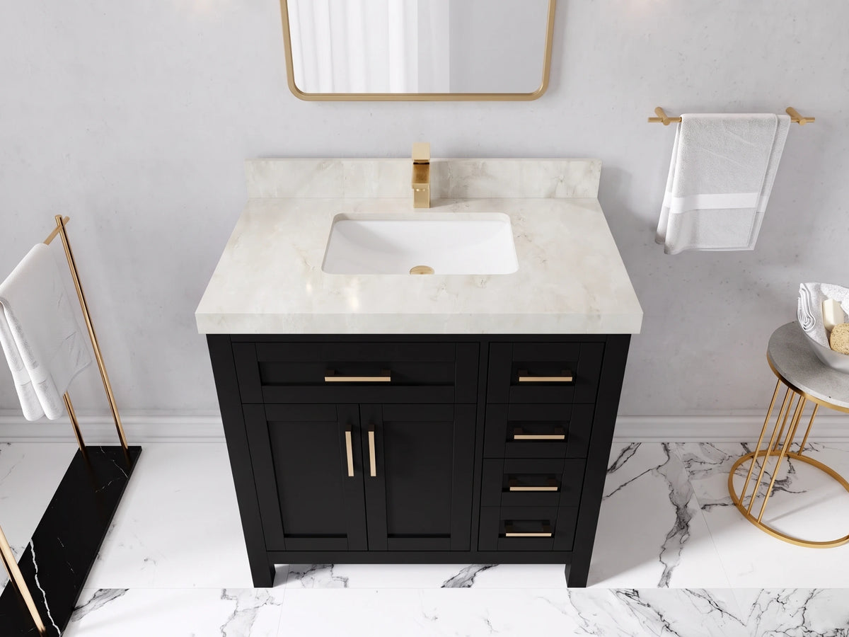 Cambridge 36 in. W x 22 in. D Center Sink Bathroom Vanity