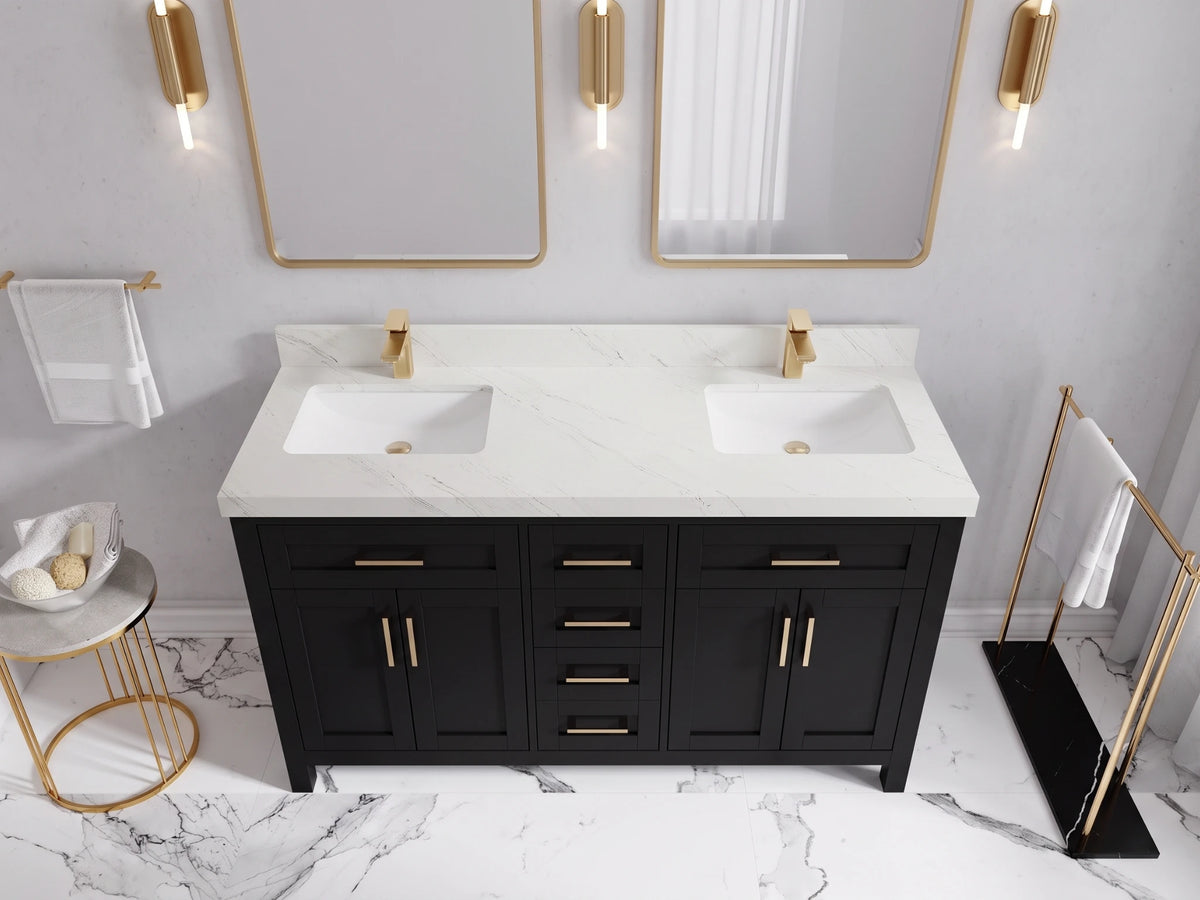 Cambridge 60 in. W x 22 in. D Double Sink Bathroom Vanity
