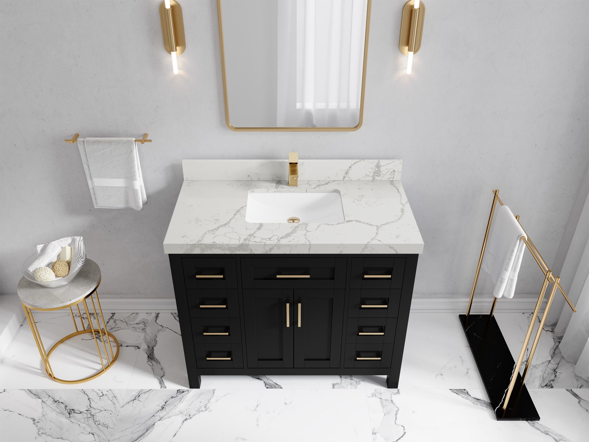 Cambridge 42 in. W x 22 in. D Single Sink Bathroom Vanity