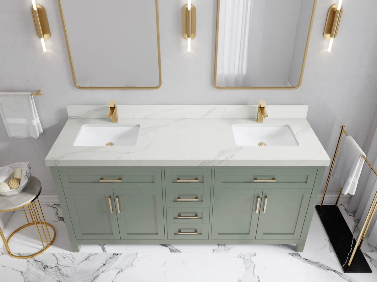 Cambridge 72 in. W x 22 in. D Double Sink Bathroom Vanity