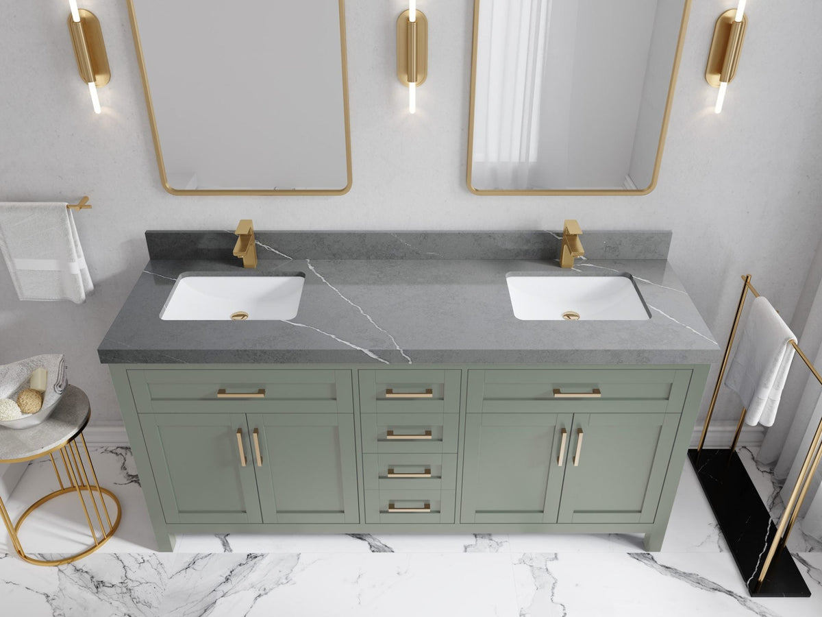 Cambridge 72 in. W x 22 in. D Double Sink Bathroom Vanity