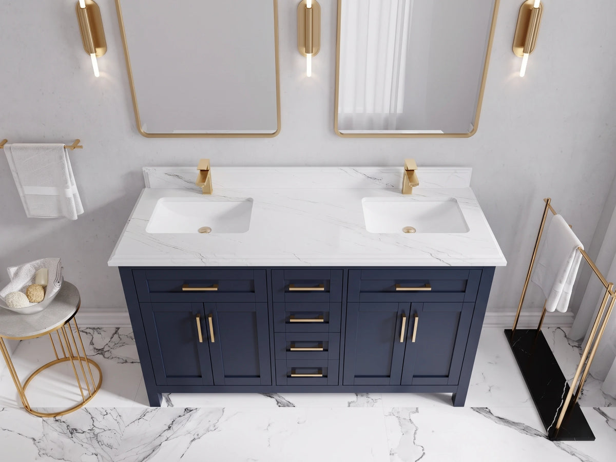 Cambridge 60 in. W x 22 in. D Double Sink Bathroom Vanity