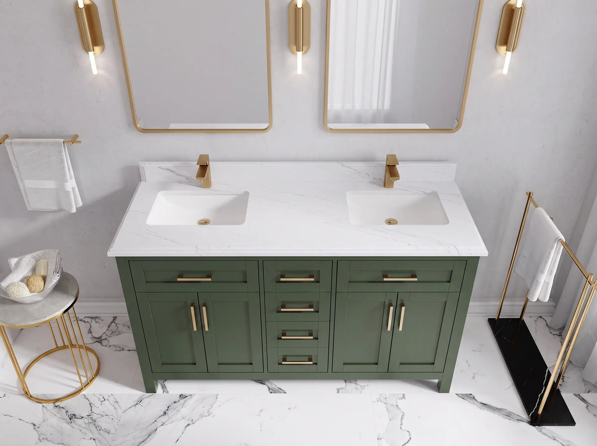 Cambridge 60 in. W x 22 in. D Double Sink Bathroom Vanity