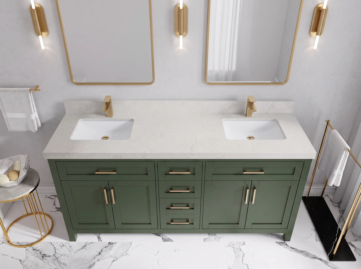 Cambridge 72 in. W x 22 in. D Double Sink Bathroom Vanity