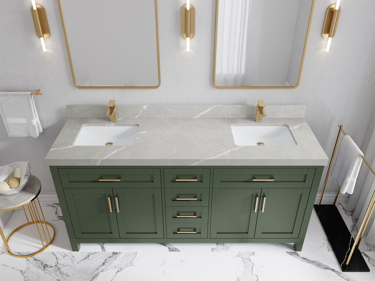 Cambridge 72 in. W x 22 in. D Double Sink Bathroom Vanity