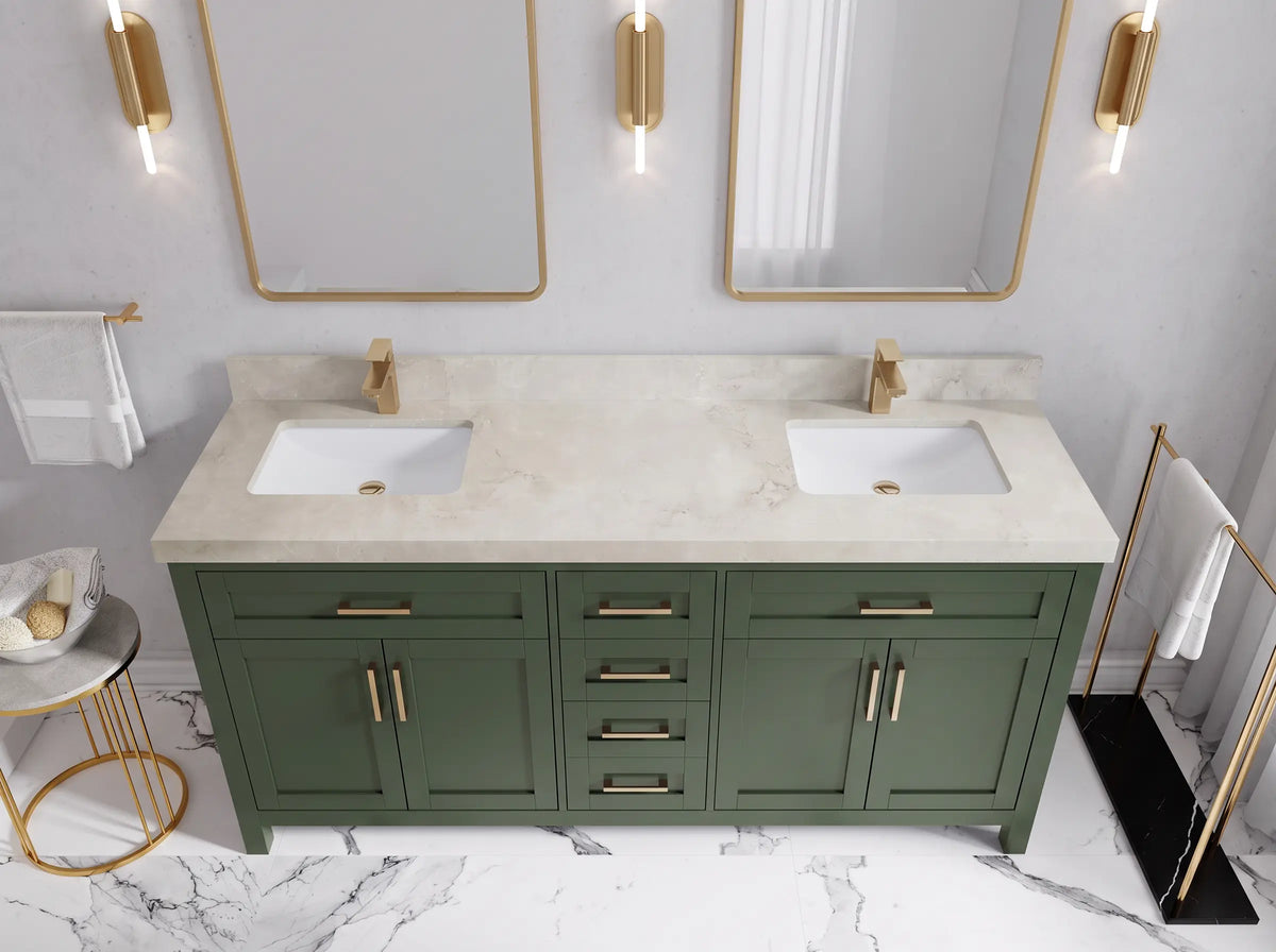 Cambridge 72 in. W x 22 in. D Double Sink Bathroom Vanity