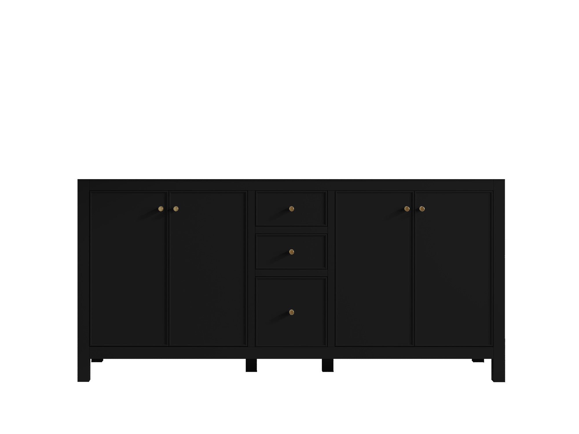 Chicago 72 in. W x 22 in. D Double Sink Bathroom Vanity