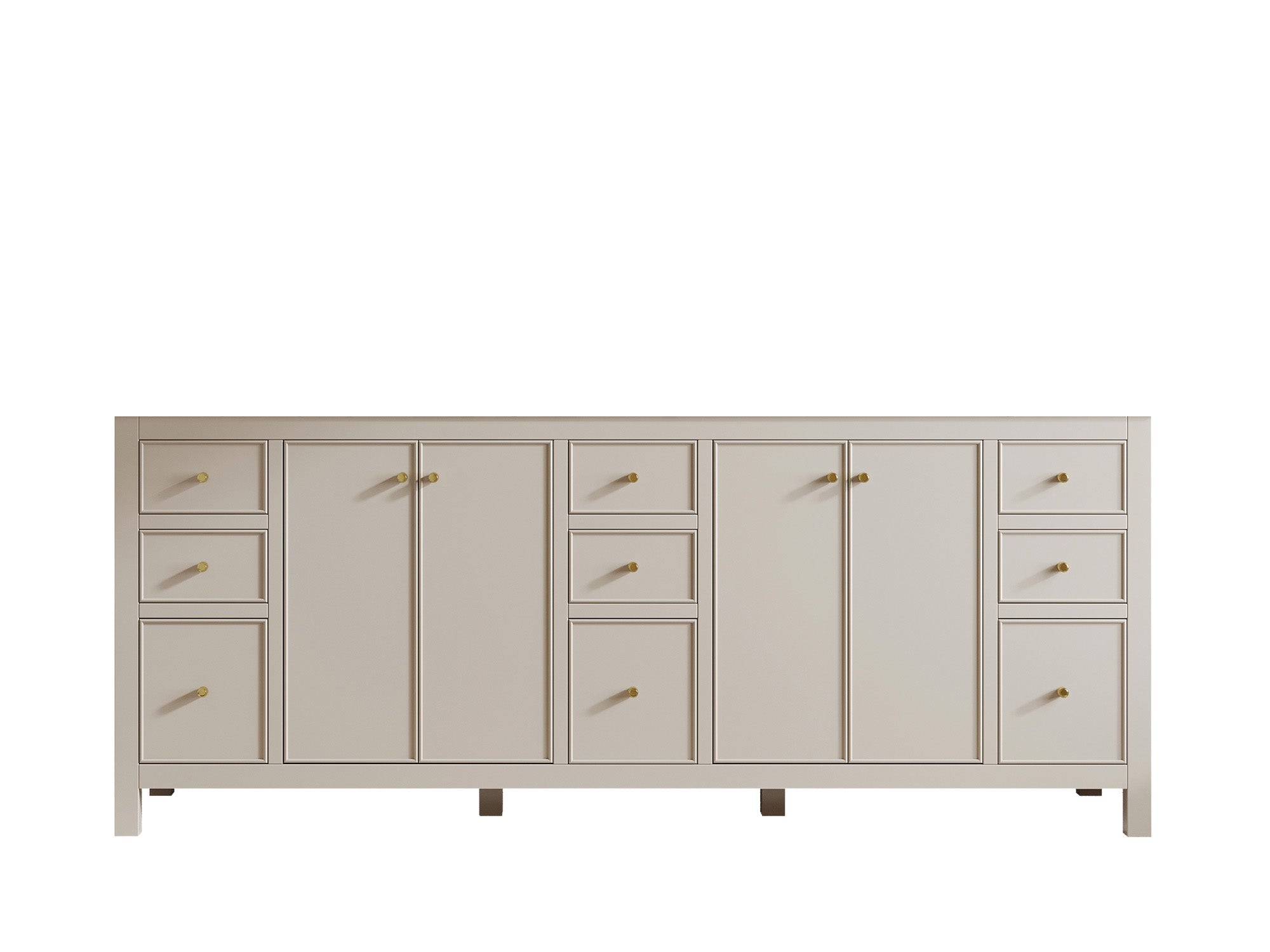 Chicago 84 in. W x 22 in. D Double Sink Bathroom Vanity