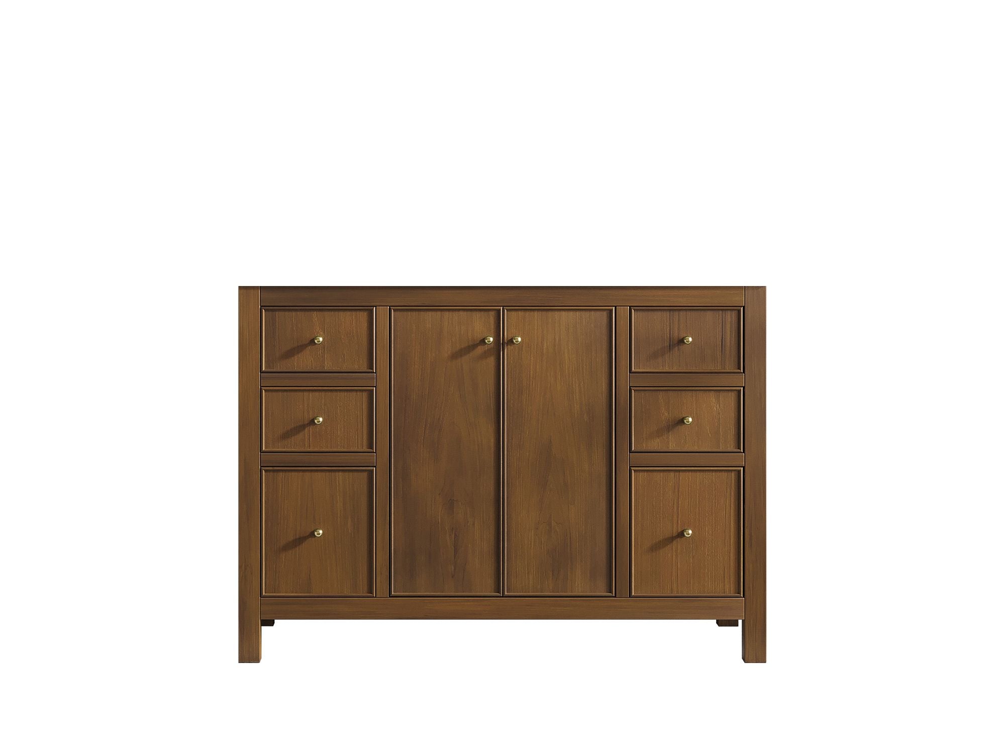 Chicago Teak 48 in. W x 22 in. D Single Sink Bathroom Vanity