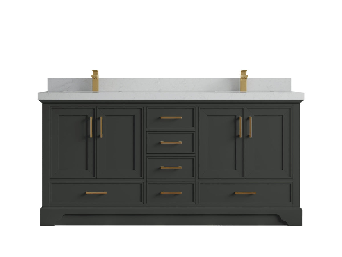 Charlotte 72 in. W x 22 in. D Double Sink Bathroom Vanity