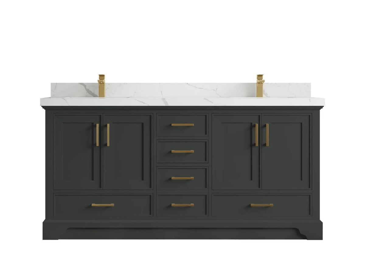 Charlotte 72 in. W x 22 in. D Double Sink Bathroom Vanity