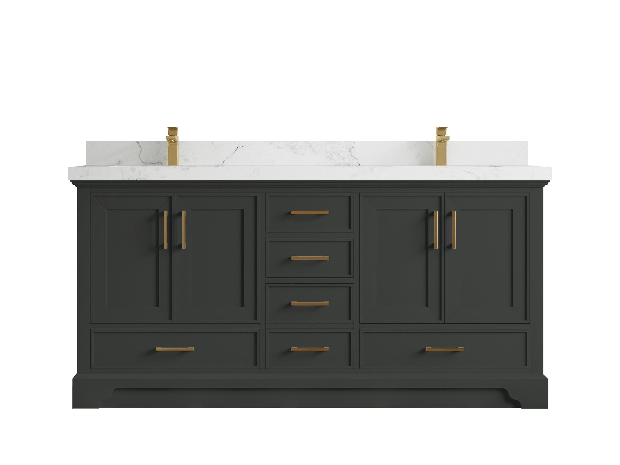 Charlotte 72 in. W x 22 in. D Double Sink Bathroom Vanity