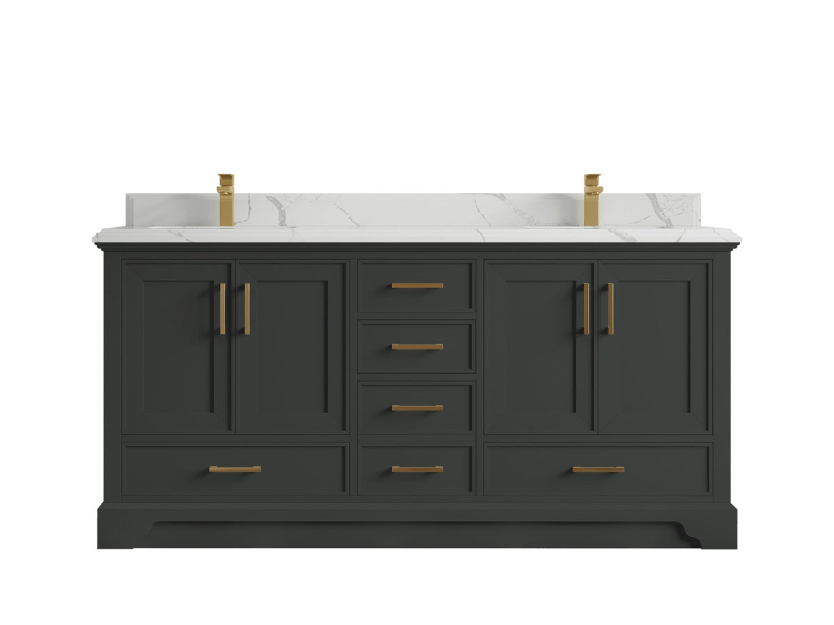 Charlotte 72 in. W x 22 in. D Double Sink Bathroom Vanity