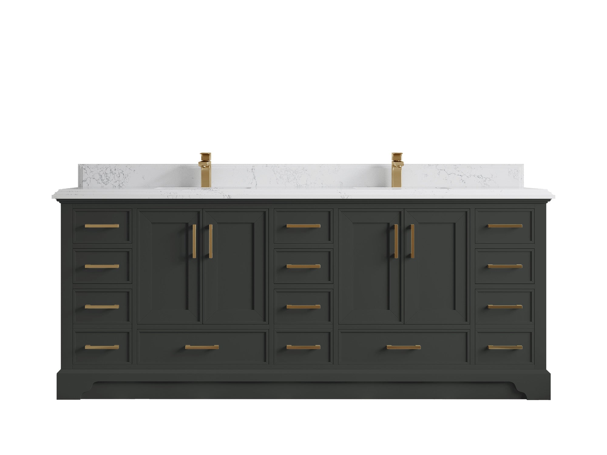 Charlotte 84 in. W x 22 in. D Double Sink Bathroom Vanity