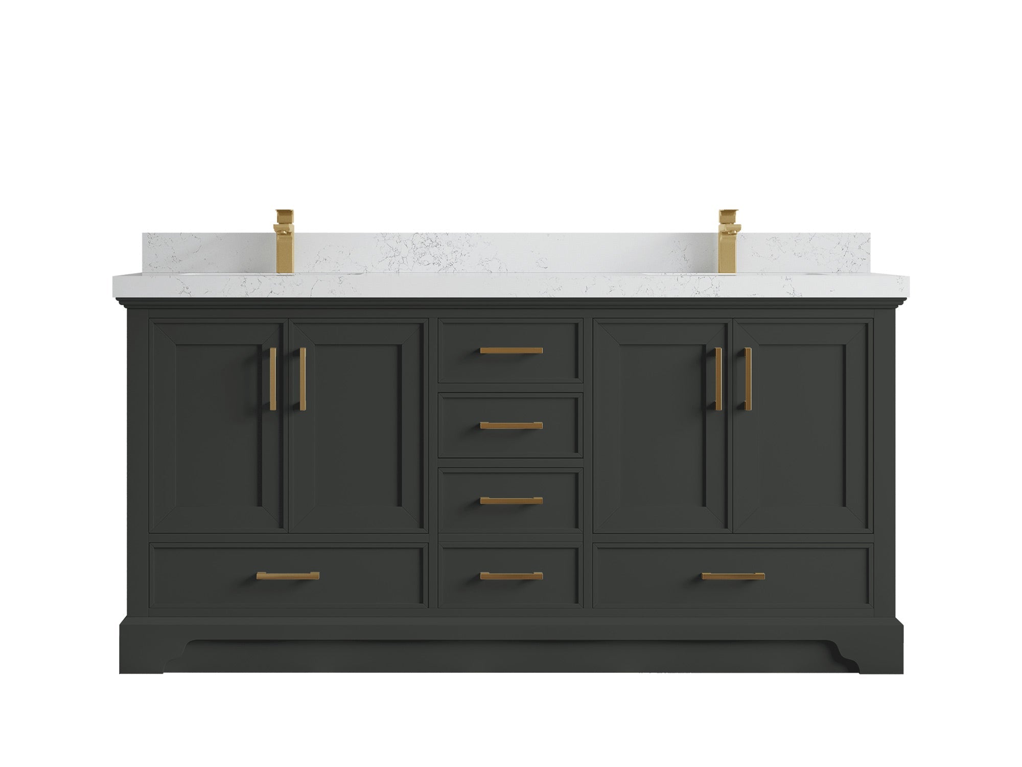 Charlotte 72 in. W x 22 in. D Double Sink Bathroom Vanity
