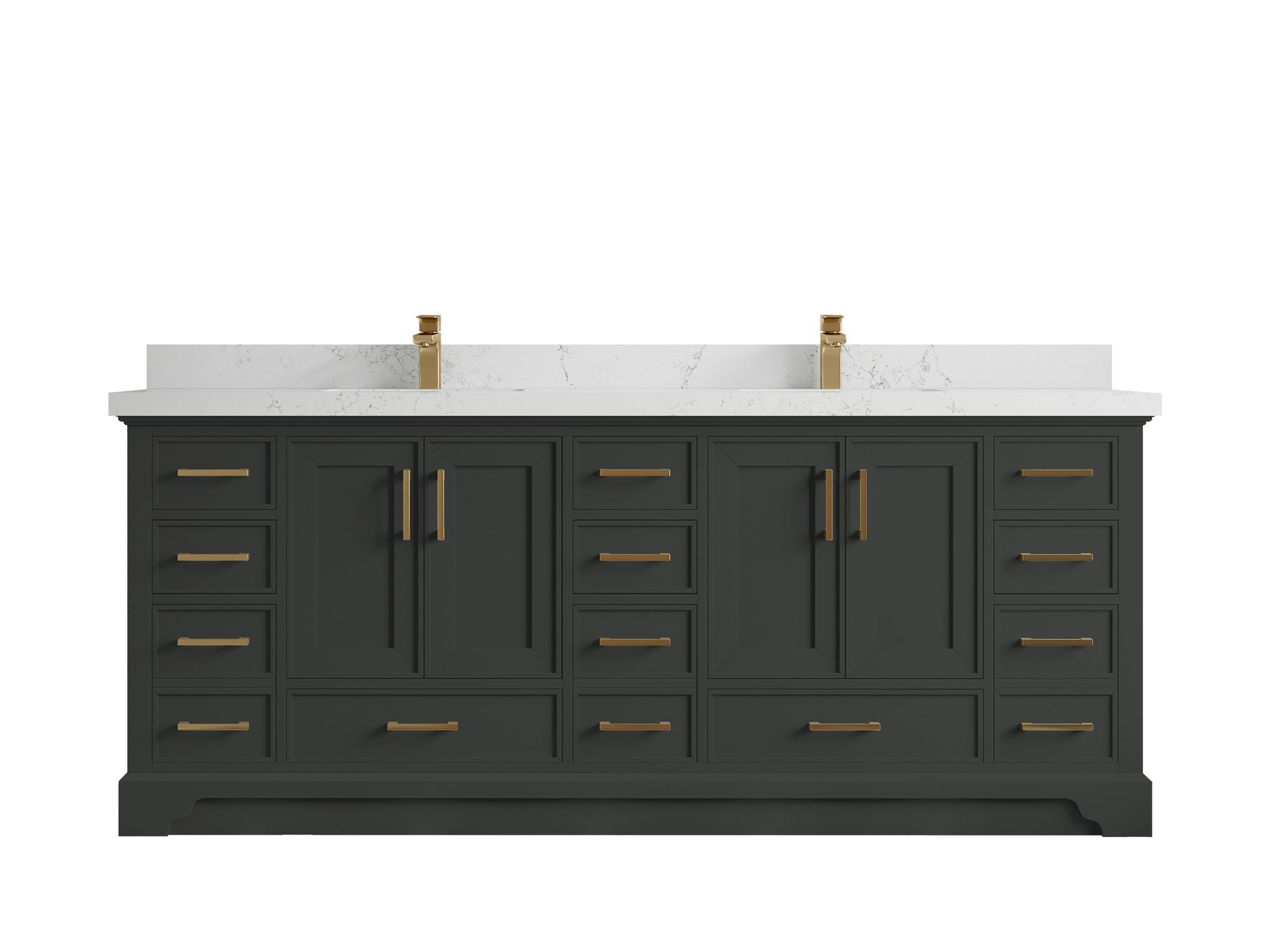 Charlotte 84 in. W x 22 in. D Double Sink Bathroom Vanity