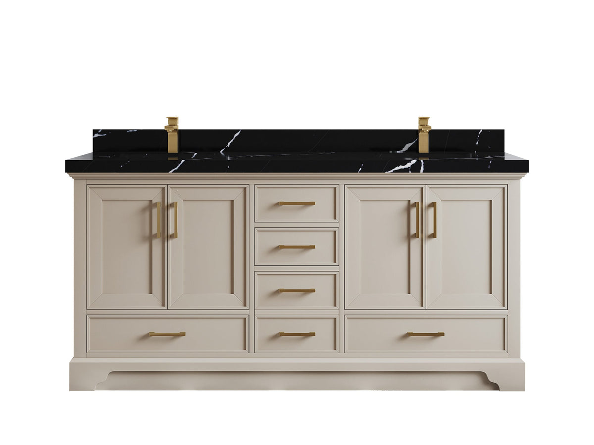 Charlotte 72 in. W x 22 in. D Double Sink Bathroom Vanity