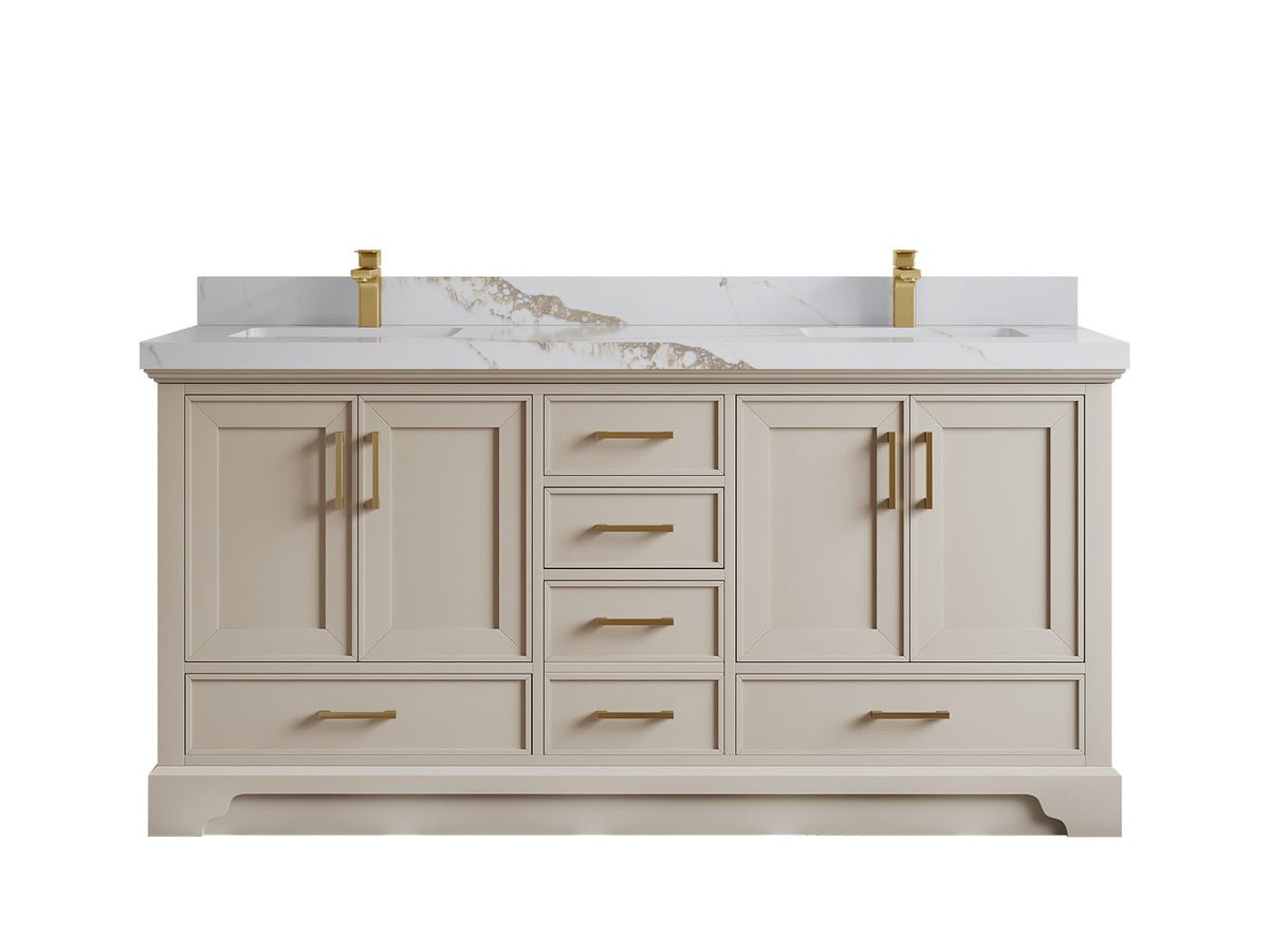 Charlotte 72 in. W x 22 in. D Double Sink Bathroom Vanity