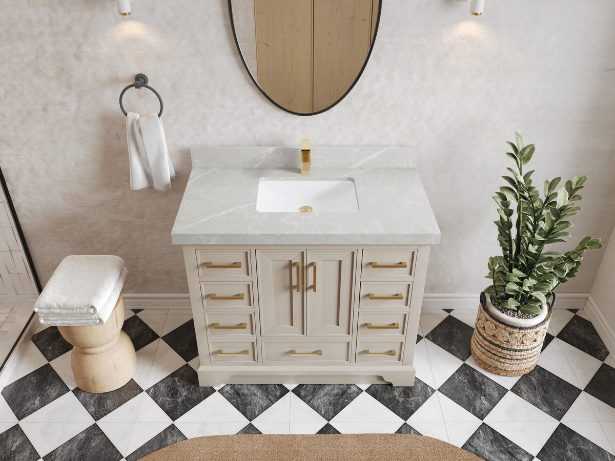 Charlotte 42 in. W x 22 in. D Single Sink Bathroom Vanity