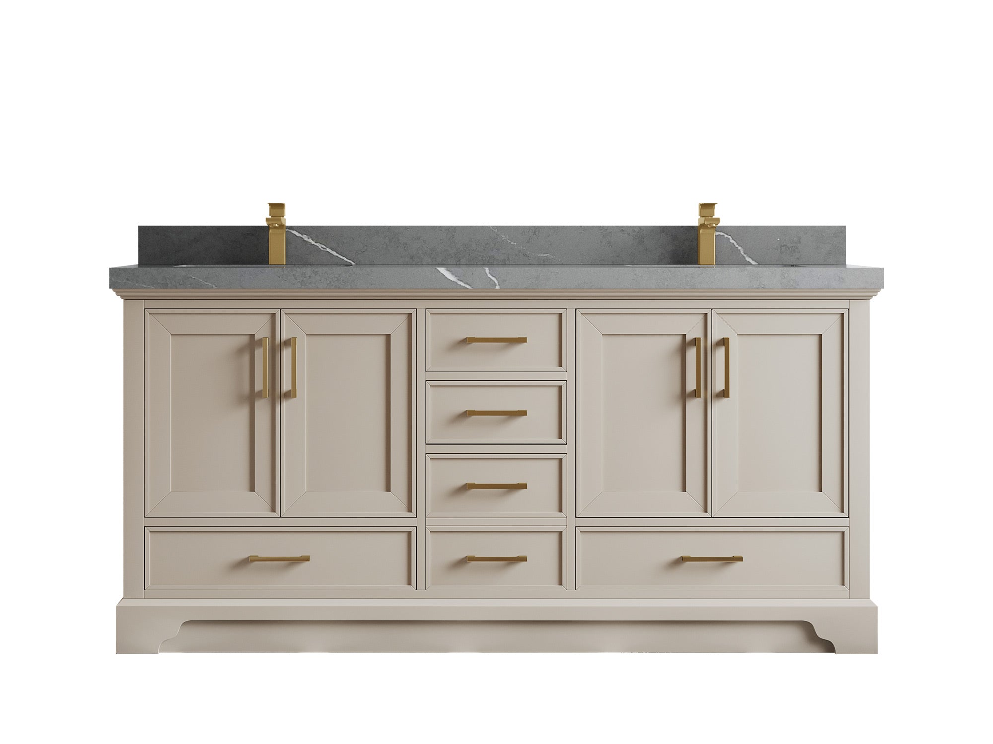 Charlotte 72 in. W x 22 in. D Double Sink Bathroom Vanity