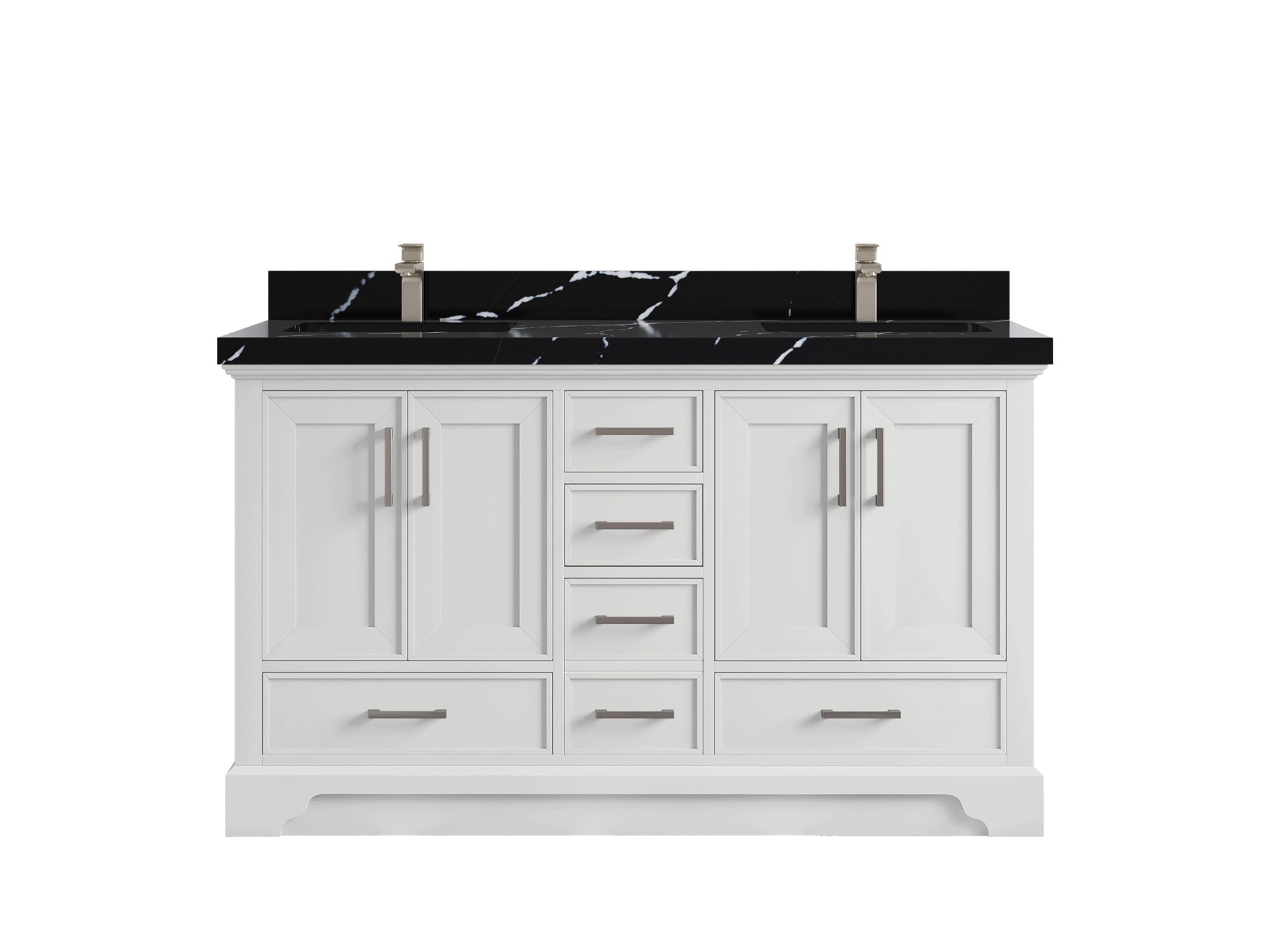 Charlotte 60 in. W x 22 in. D Double Sink Bathroom Vanity