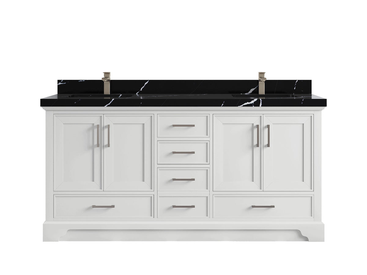 Charlotte 72 in. W x 22 in. D Double Sink Bathroom Vanity