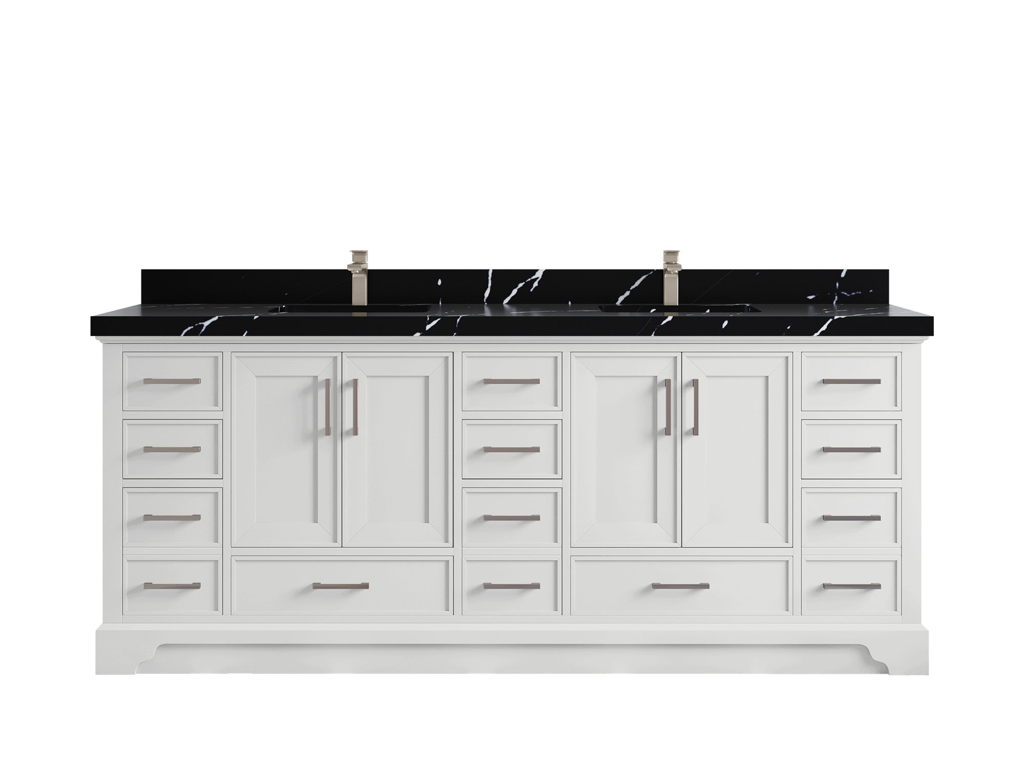Charlotte 84 in. W x 22 in. D Double Sink Bathroom Vanity