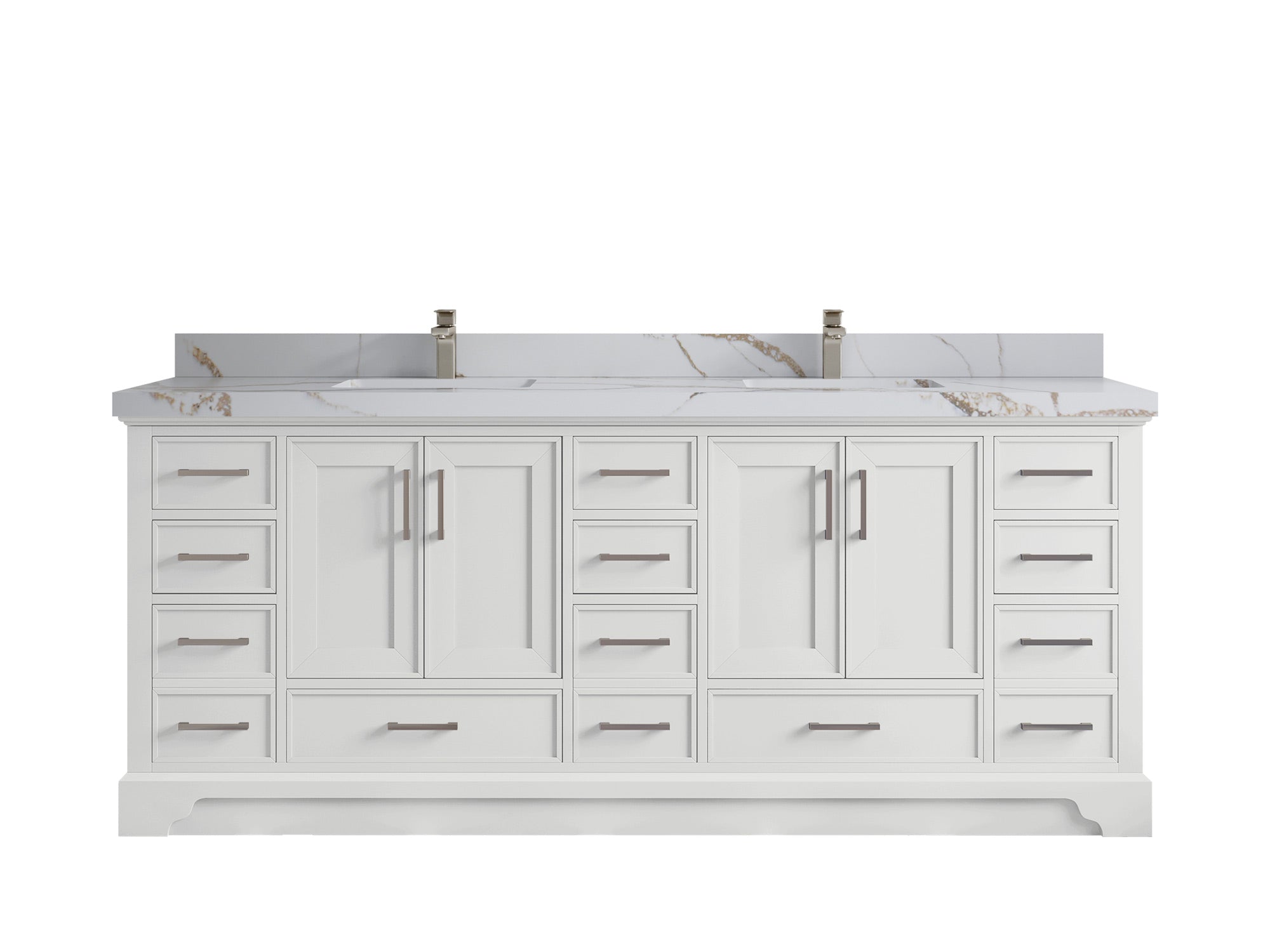 Charlotte 84 in. W x 22 in. D Double Sink Bathroom Vanity