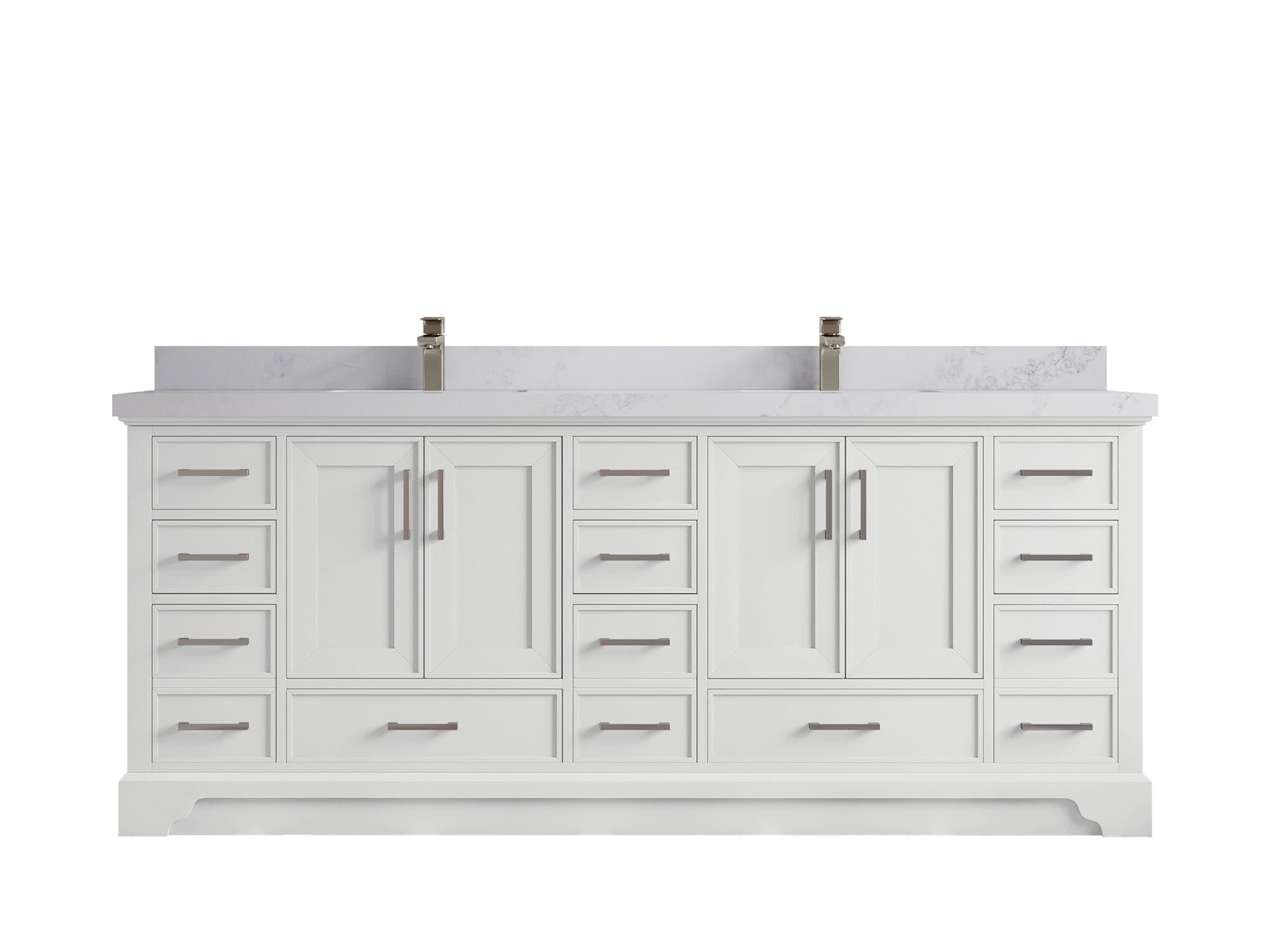 Charlotte 84 in. W x 22 in. D Double Sink Bathroom Vanity