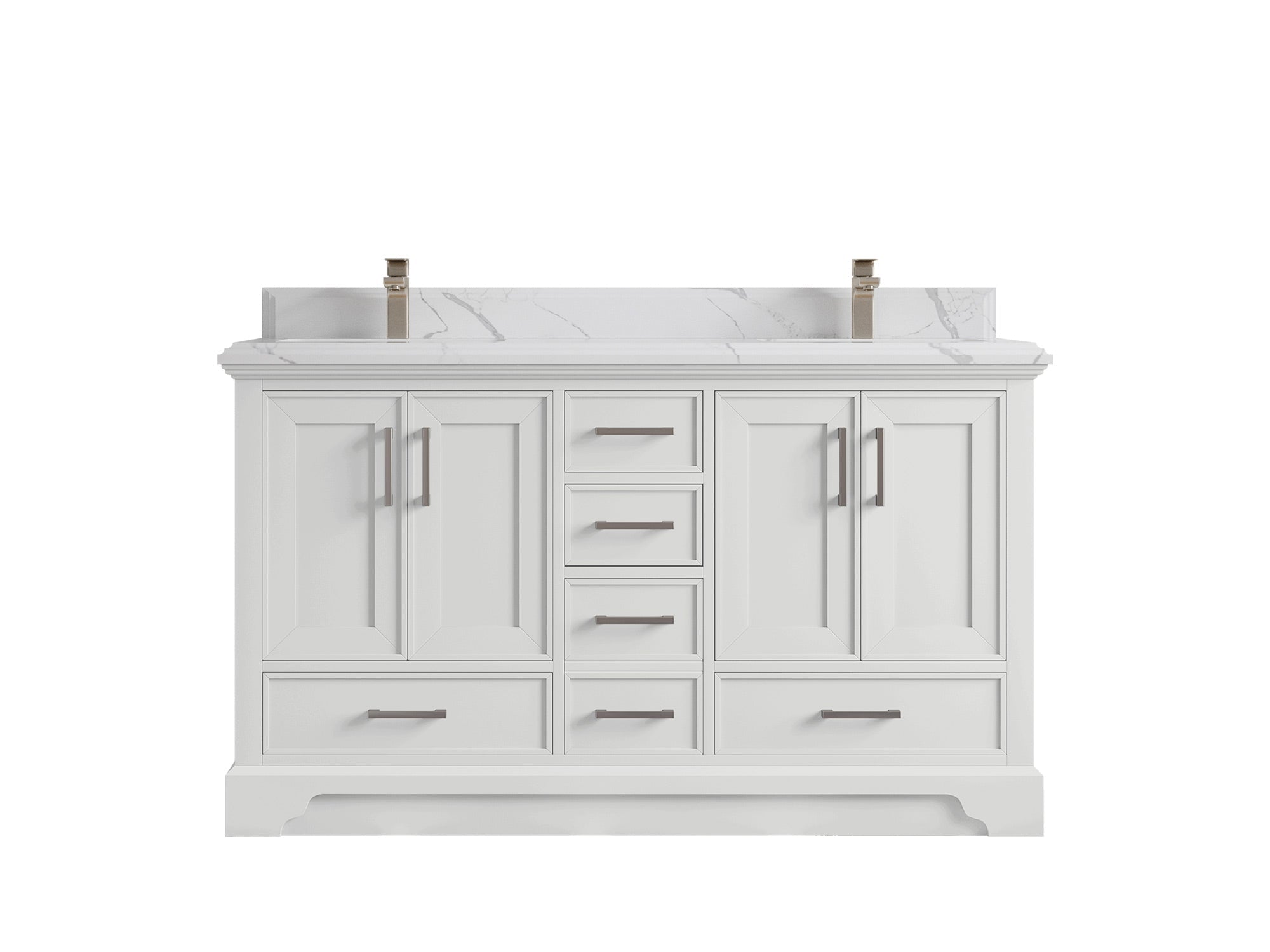Charlotte 60 in. W x 22 in. D Double Sink Bathroom Vanity