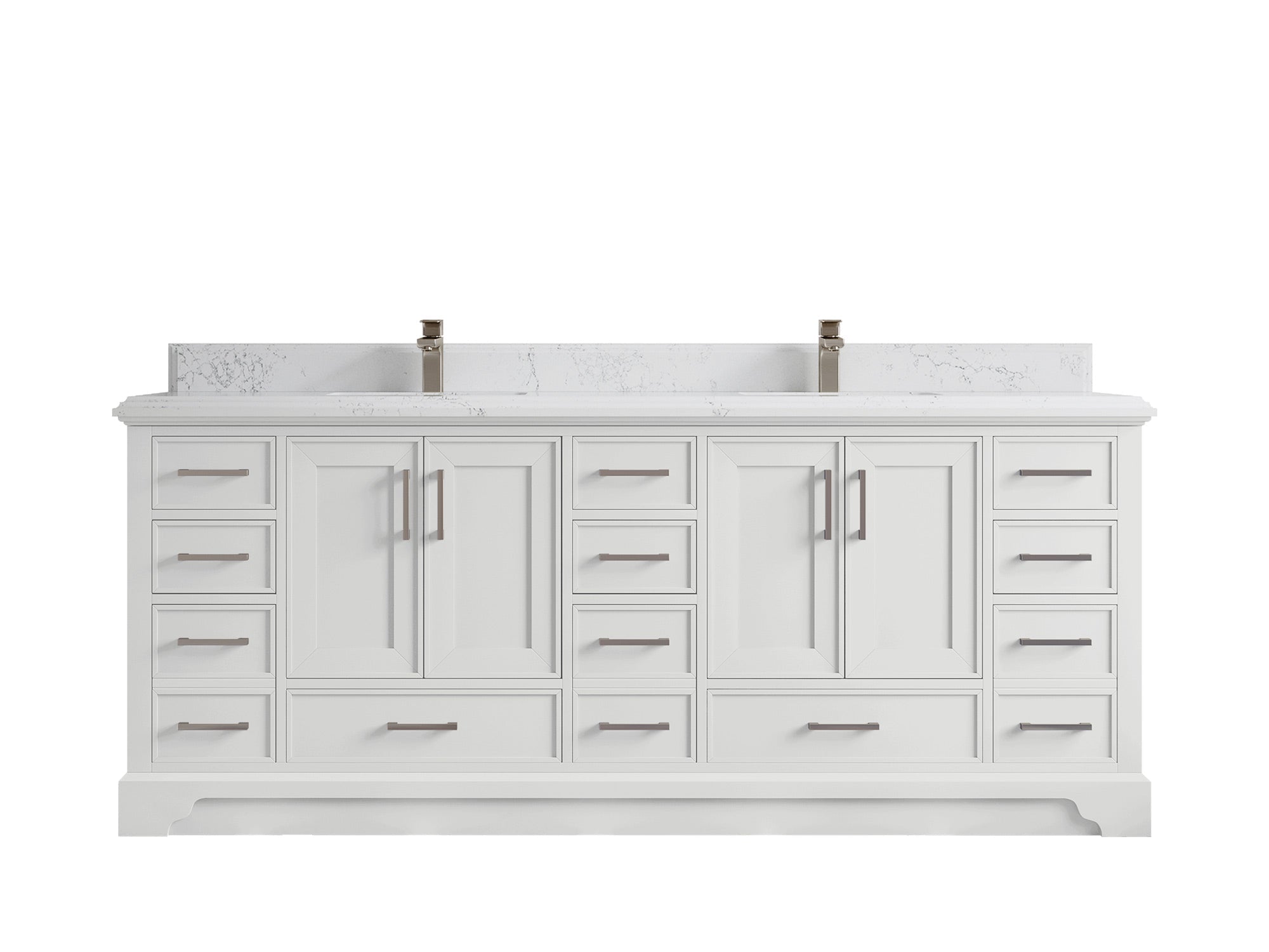 Charlotte 84 in. W x 22 in. D Double Sink Bathroom Vanity
