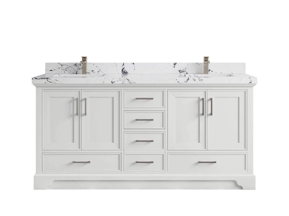 Charlotte 72 in. W x 22 in. D Double Sink Bathroom Vanity