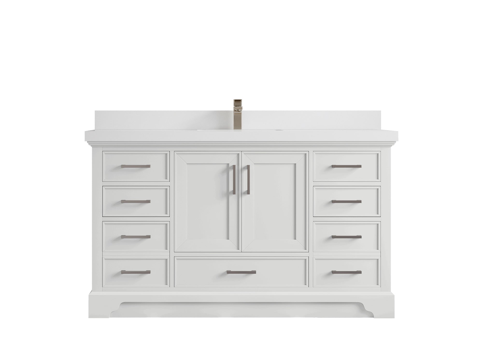 Charlotte 60 in. W x 22 in. D Single Sink Bathroom Vanity