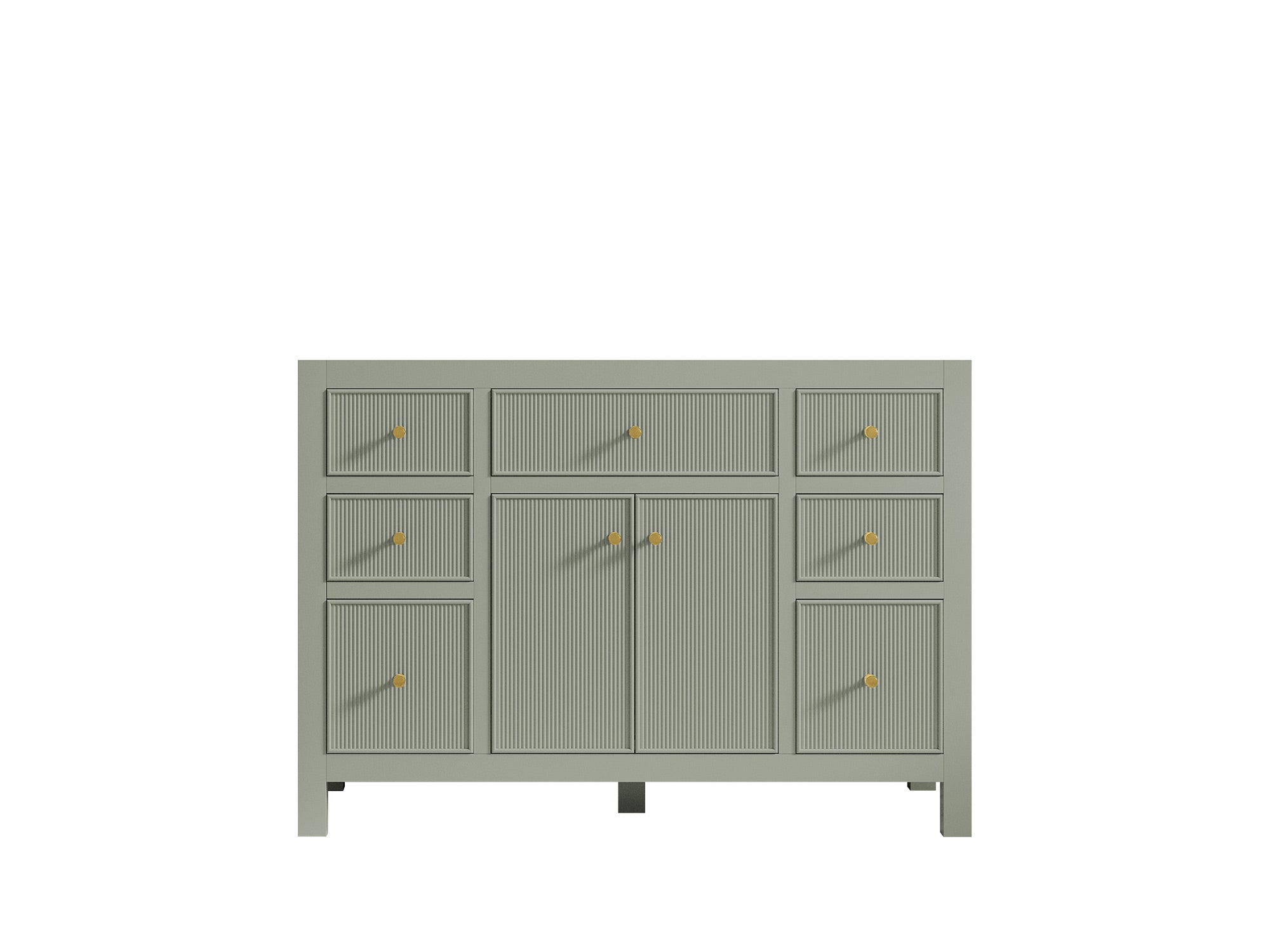 Sonoma 48 in. W x 22 in. D Single Sink Bathroom Vanity in Evergreen with countertop - Cabinet Only