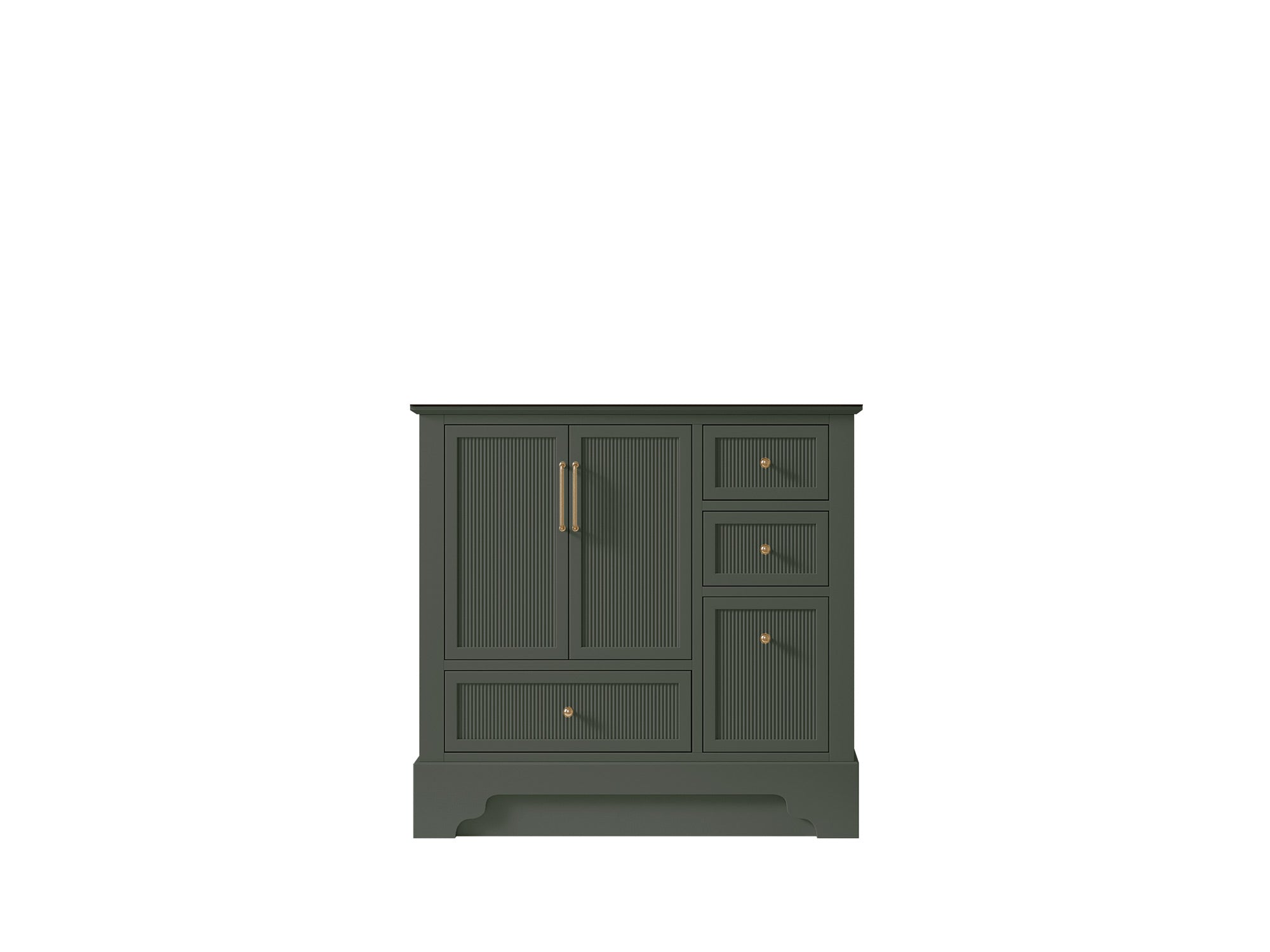 Alys 36 in. W x 22 in. D Left Offset Sink Bathroom Vanity
