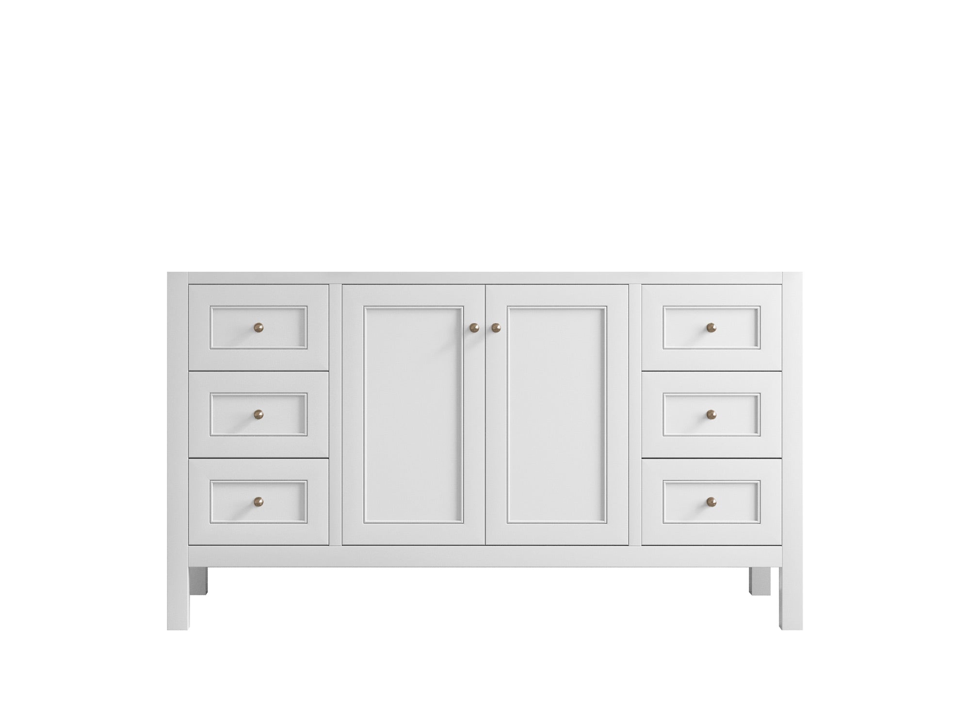 Nashville 60 in. W x 22 in. D Single Sink Bathroom Vanity