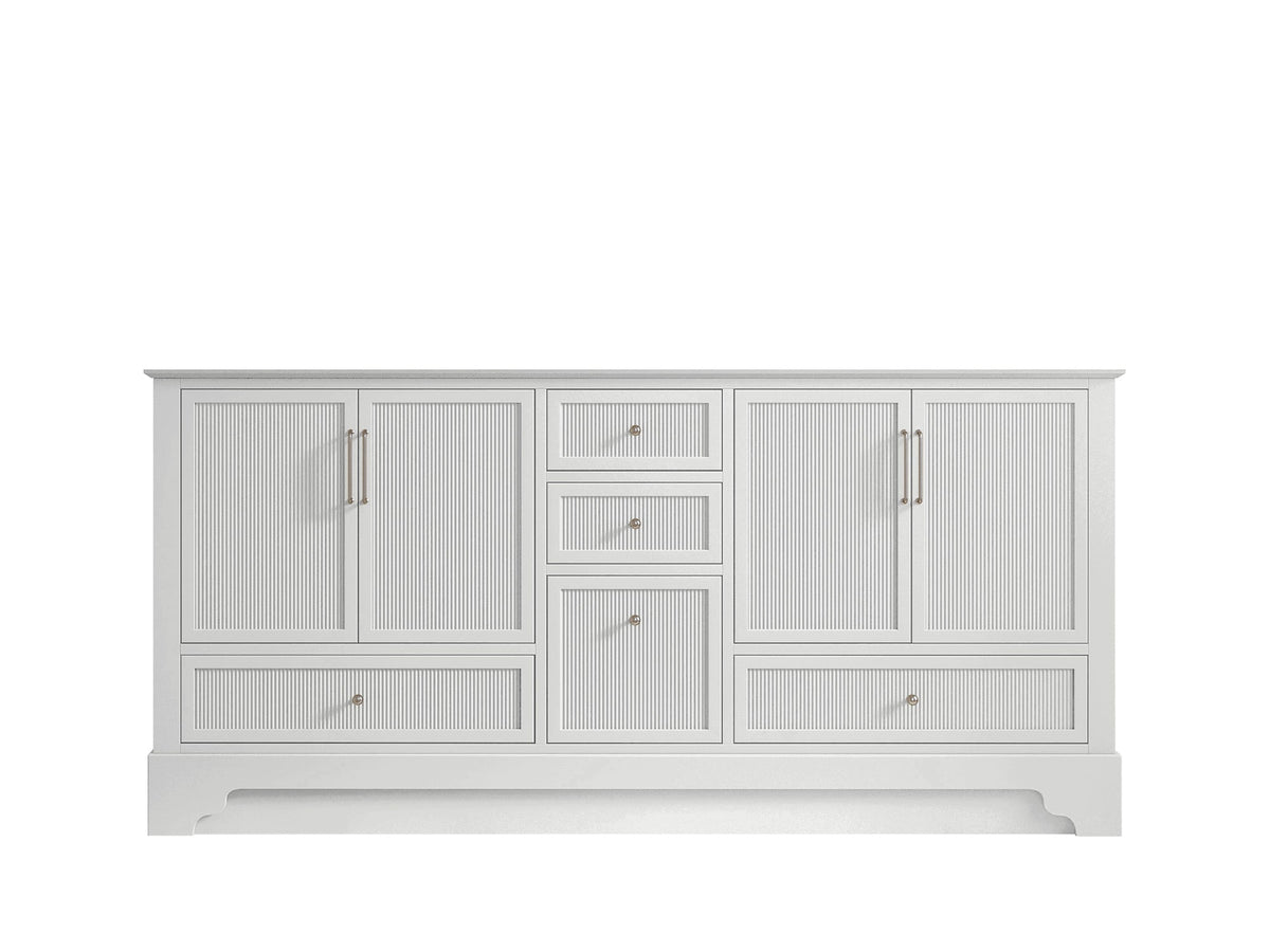 Alys 72 in. W x 22 in. D Double Sink Bathroom Vanity