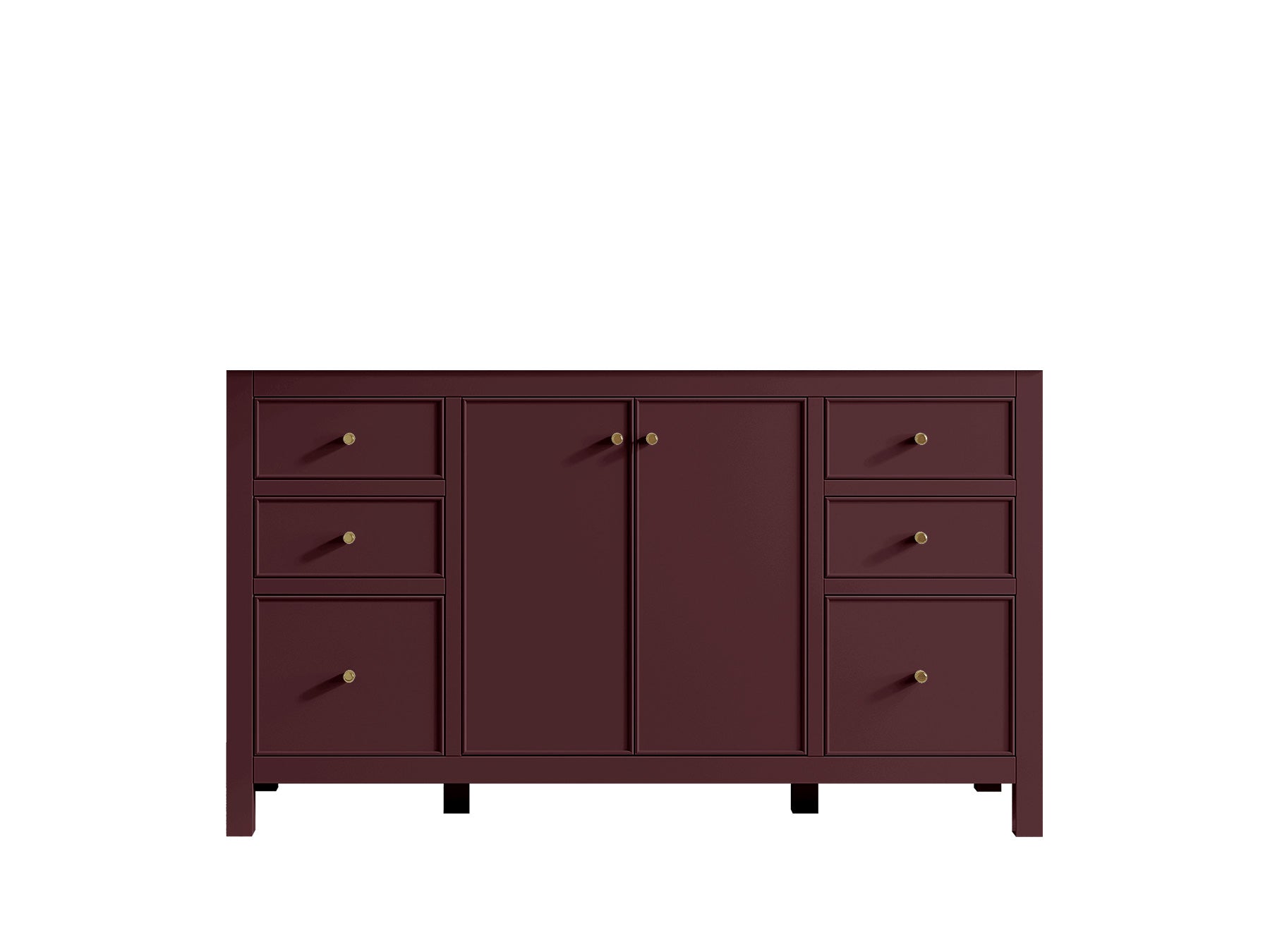 Chicago 60 in. W x 22 in. D Single Sink Bathroom Vanity
