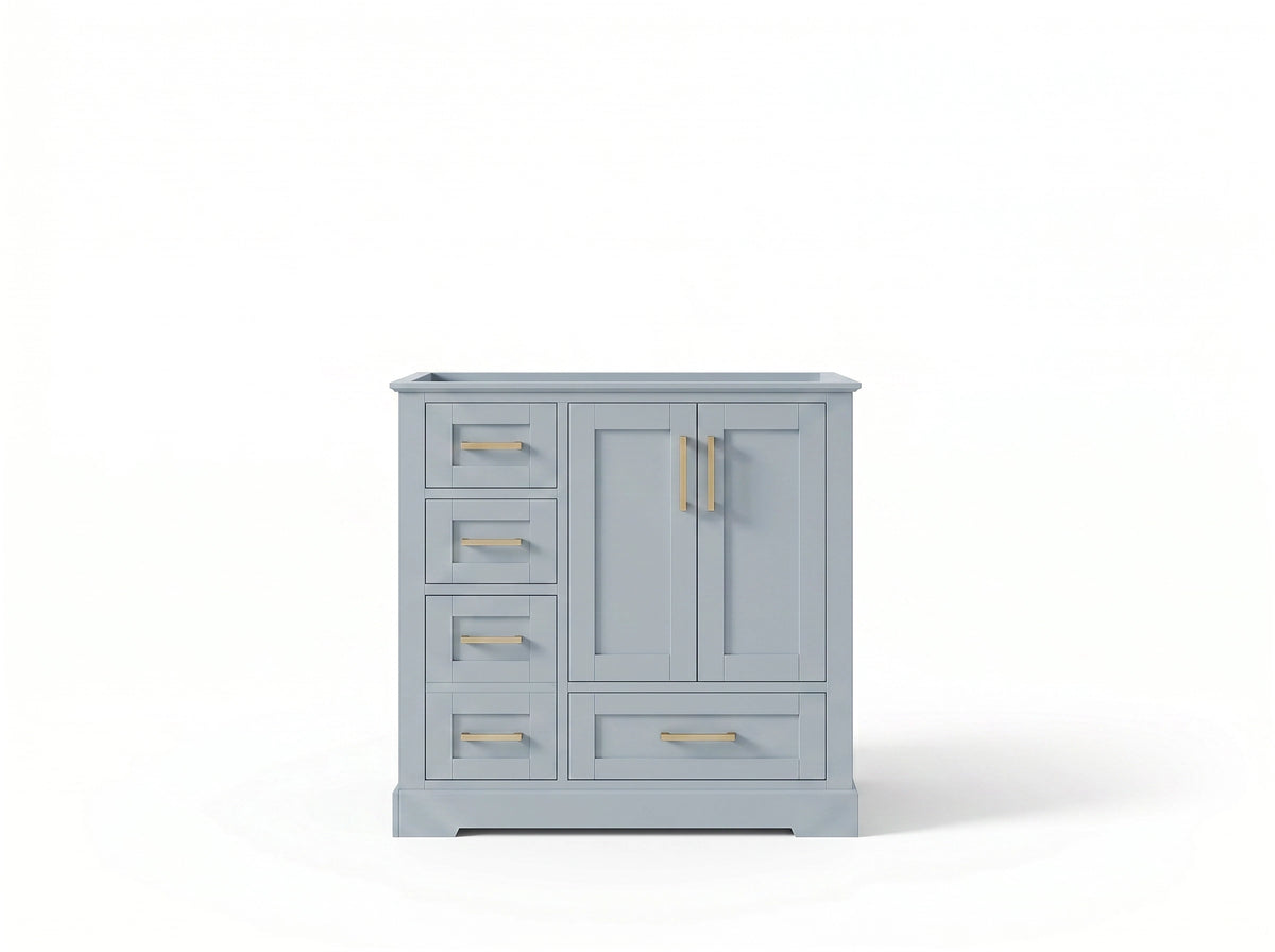 Boston 36 in. W x 22 in. D Right Offset Sink Bathroom Vanity