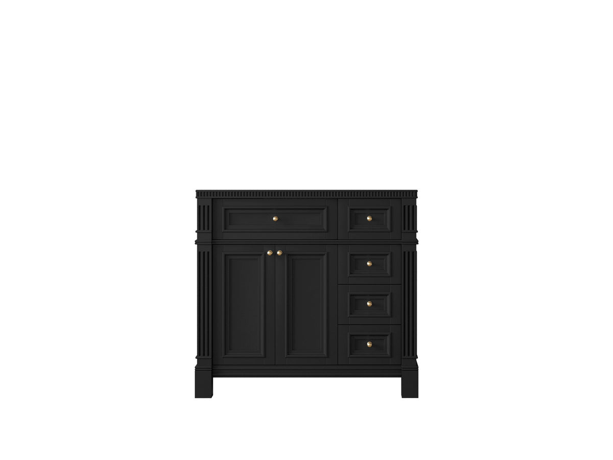 Paris 36 in. W x 22 in. D Bathroom Vanity with Center Sink